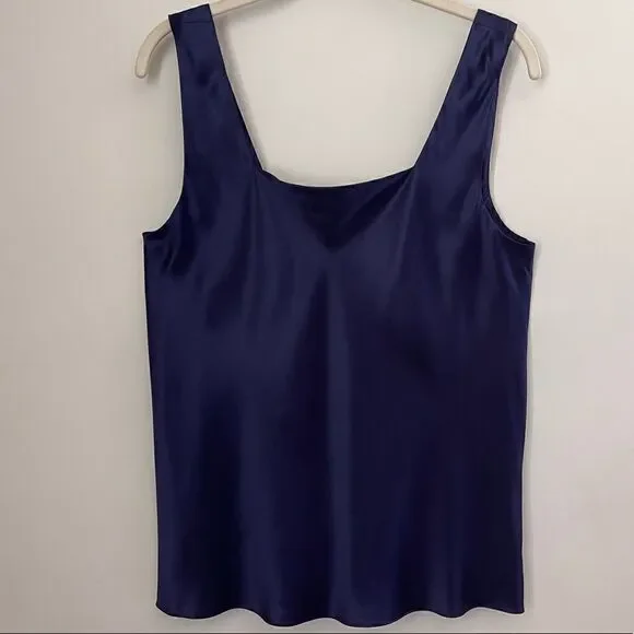 Nordstrom Intimates Vintage Silk Tank Top Size L - Picture 6 of 6